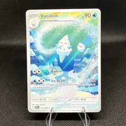 Vanillish 112/086 Sv: White Flare Holo Illustration Rare Near Mint Pokemon TCG - Image 1