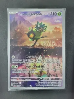 SEALED Teal Mask Ogerpon 123 Black Star Promo Illustration Rare Pokemon TCG - Image 1