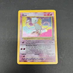 1999 Pokemon Wizards Black Star Promos Mew #9 - Image 3