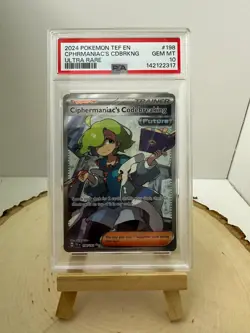 2024 Pokemon Tef En-temporal Forces Ciphermaniac's Codebreaking PSA 10 - Image 1