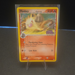 Pokemon TCG Mankey Delta Species 70/110 Holon Phantoms Reverse Holo Common 50 H… - Image 1
