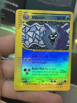 #2 Cloyster 8/165 Expedition 2002 Reverse Rare Holo E-Reader Vintage Pokemon - Image 3