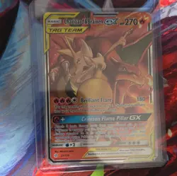 Pokemon TCG Charizard & Braixen GX TAG TEAM 22/236 Cosmic Eclipse Holo English - Image 1
