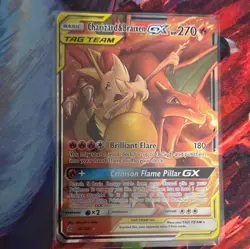 Pokemon TCG Charizard & Braixen GX TAG TEAM 22/236 Cosmic Eclipse Holo English - Image 3