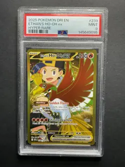 Ethan’s Ho-Oh ex 239 PSA 9 2025 Pokemon DRI EN Hyper Rare - Image 1
