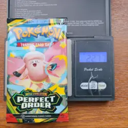 Pokemon Tcg Mega Evolution Perfect Order Heavy 22.77g Booster Pack New Sealed - Image 1