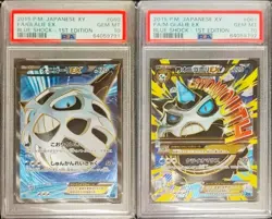 PSA 10 M Glalie EX Pokemon 2015 XY8 Blue Shock SR 1st Japanese #061 #060 Seq - Image 1