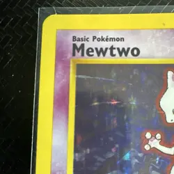 Pokemon TCG Base Set Mewtwo Holo Rare 010/102 LP/MP - Image 3