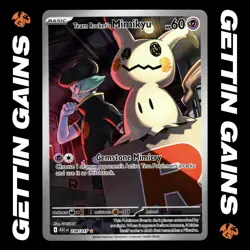Team Rocket's Mimikyu - 238/217 - Illustration Rare - Ascended Heroes - NM/M - Image 1