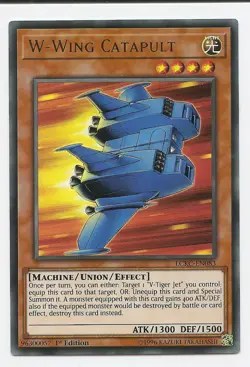 W-Wing Catapult LCKC-EN083 Ultra Rare Yu-Gi-Oh Card 1st Edition New - Image 1