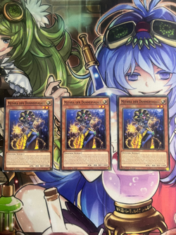 MITHRA THE THUNDER VASSAL GERMAN PLAYSET SR01-EN011 DE011 NEAR MINT YUGIOH - Image 1