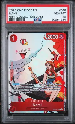 Nami (Gift Collection 2023) OP01-016 One Piece Promotion Card Psa 10 - Image 1