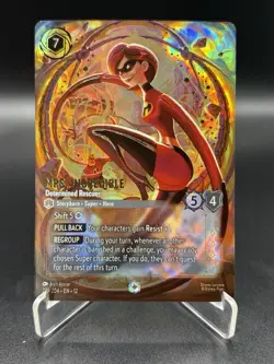 Mrs. Incredible Determined Rescuer 239/204 Disney Lorcana Wilds Unknown NM - Image 1