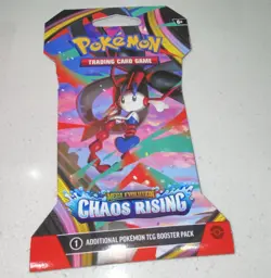 Pokemon TCG Mega Evolution: Chaos Rising Booster Pack 10 Cards English 2026 - Image 1