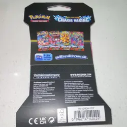 Pokemon TCG Mega Evolution: Chaos Rising Booster Pack 10 Cards English 2026 - Image 2