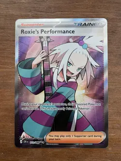 Roxie's Performance 112/086 Chaos Rising Ultra Rare Pokemon Card NM - Image 1