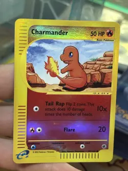 Charmander 97/165 Expedition 2002 Reverse Holo E-Reader Vintage Pokemon Card - Image 3