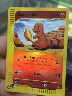 Charmander 97/165 Expedition 2002 Reverse Holo E-Reader Vintage Pokemon Card - Image 4