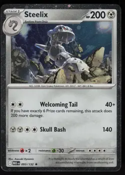 Steelix - (Cosmos Holo) Rare Miscellaneous Cards & Products 093/132 NM Holo - Image 1