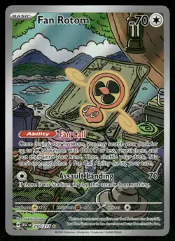 Pokemon Cards Fan Rotom 250/217 Ascended Heroes Illustration Rare NM - Image 1