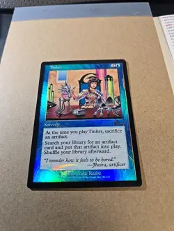 Tinker - Magic: The Gathering MTG - Urza's Legacy - Foil LP - Card #45 - Image 3