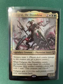 2023 MTG FOIL Vishgraz, the Doomhive - Phyrexia: All Will Be One Commander #004 - Image 1