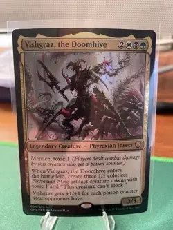 2023 MTG FOIL Vishgraz, the Doomhive - Phyrexia: All Will Be One Commander #004 - Image 3