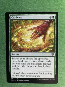 Cultivate [Phyrexia: All Will Be One Commander] Magic MTG - Image 1