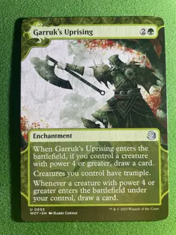 Garruk's Uprising 53 Wilds of Eldraine: Enchanting Tales MTG NM - Image 1