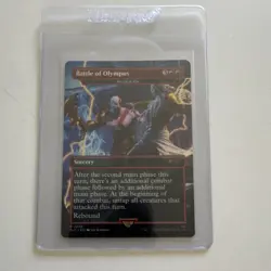 Magic: The Gathering Battle of Olympus Sorcery Secret Lair Drop Red/Blue English - Image 1