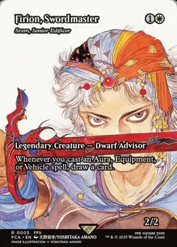 1x Lightly Played, English Firion, Swordmaster - Sram, Senior Edificer - Showcas - Image 1
