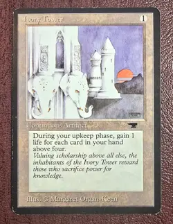 Ivory Tower - MtG Antiquities - Uncommon LP 1994 - Image 2