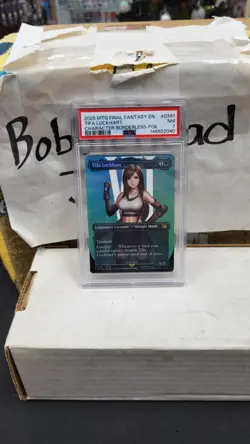 2021 TIFA LOCKHART BORDERLESS FOIL MAGIC THE GATHERING FINAL FANTASY PSA 7 #0391 - Image 1