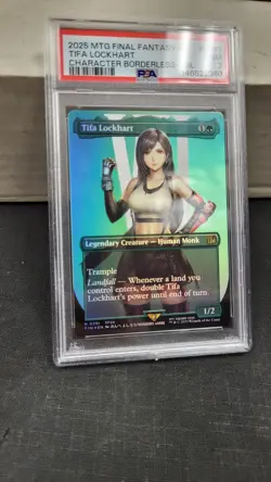 2021 TIFA LOCKHART BORDERLESS FOIL MAGIC THE GATHERING FINAL FANTASY PSA 7 #0391 - Image 4