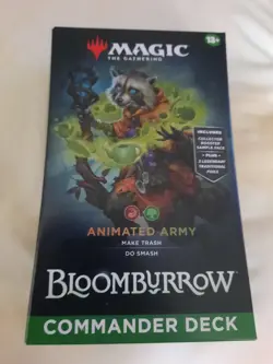 Magic the Gathering Bloomburrow Commander Deck Animated Army, Sealed Box - Image 1