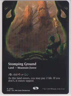 Mtg Stomping Ground (Borderless) Edge of Eternities Regular - Image 1