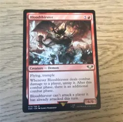 Magic: The Gathering Bloodthirster Warhammer 40000 Rare Demon Creature 6/6 - Image 1