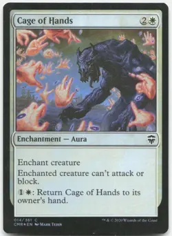 Cage of Hands 14 Common Commander Legends Magic: The Gathering Foil Near Mint - Image 1