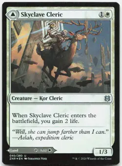 Skyclave Cleric 40 Uncommon Zendikar Rising Magic: The Gathering Foil Near Mint - Image 1