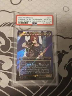 G'raha Tia, Scion Reborn (Borderless) (Surge Foil) Final Fantasy Foil Psa 10 - Image 1