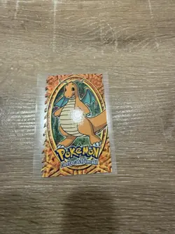 1999 Topps Pokemon the First Movie Dragonite E12 of 12 Die-Cut - Image 1