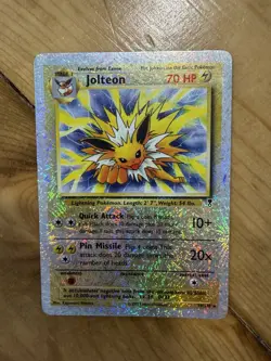 Jolteon 14/110 Reverse Holo Rare Legendary Collection WOTC Pokemon TCG Card - Image 1