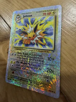 Jolteon 14/110 Reverse Holo Rare Legendary Collection WOTC Pokemon TCG Card - Image 2