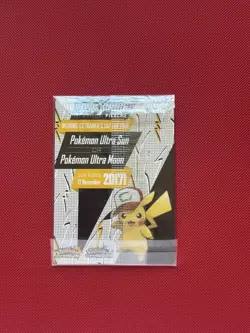 Pokemon Ash's Pikachu SM108 2017 English Movie Promo Sealed - Image 2
