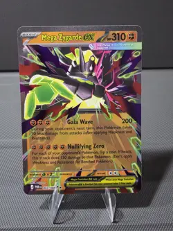 Mega Zygarde Ex 47/88 Double Rare Holo Card - Pokemon Perfect Order Near Mint - Image 1