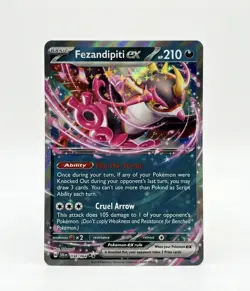 Pokemon Fezandipity ex 142/217 Ascending Heroes English NM Pack To Sleeve - Image 1