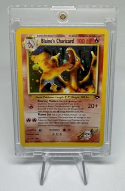 Blaine's Charizard 2/132 Holo 1999 Pokemon - Image 1