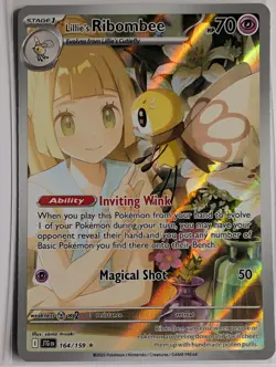 Pokemon Lillie's Ribombee #164/159 English Journey Together Illustration Rare - Image 1