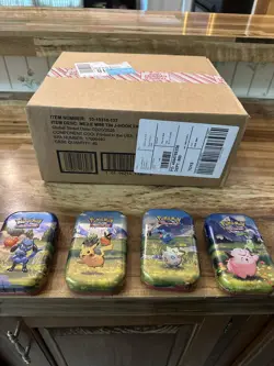 Pokemon TCG Ascended Heroes Mini Tins Case J-Hook (Lot Of 40) SEALED - Image 3