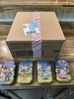 Pokemon TCG Ascended Heroes Mini Tins Case J-Hook (Lot Of 40) SEALED - Image 4